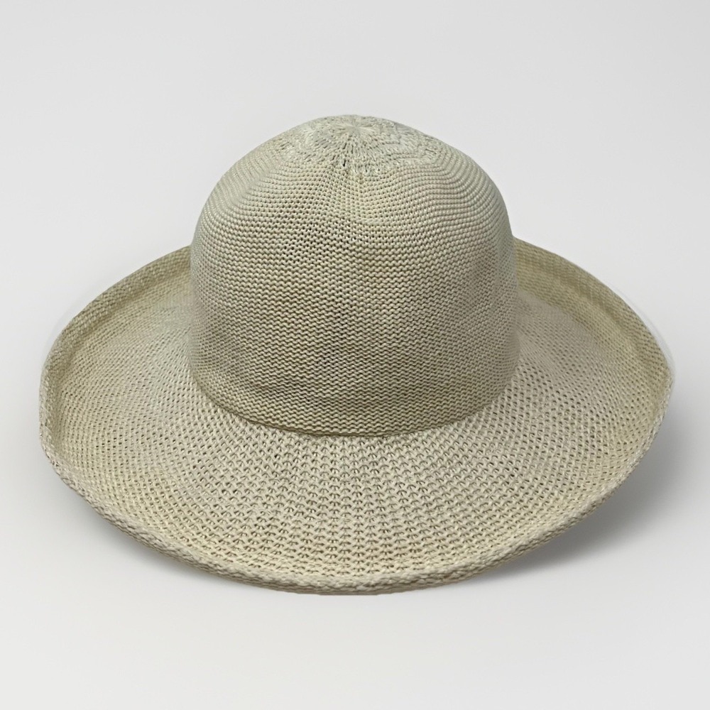 Wallaroo Victoria Sun Hat Womens Cream Wide Brim Packable Beach Travel Summer